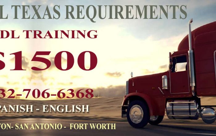 CDL TEXAS REQUIREMENTS